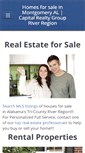 Mobile Screenshot of capitalrealtyriverregion.com